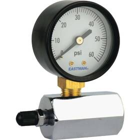 45174 Ez-flo Eastman Gas Test Pressure Gauge 2 Inch Face 0-60psi 45174 Ez-flo Eastman Gas Test Pressure Gauge 2 Inch Face 0-60psi