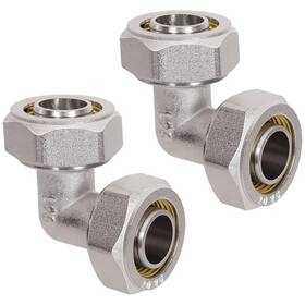 8217 Feanron 3/4’ ’ Air Hose Fittings Rapid System 2 Pack 200psi 3/4 Nickel-plate
