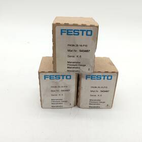 Pagn-26-16-p10 Festo 543487 Pressure Gauge Lot Of 3