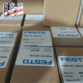 Pagn-40-1.6m-g18-cpa Festo Pagn-40-1m-g18 1pc New 8001504 Pressure Gauge Pagn401.6mg18cpa