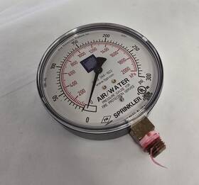 0-2000kpa Fire Protection Products 11-553-00 Dual Pressure Gauge 0-300 Psi Fm