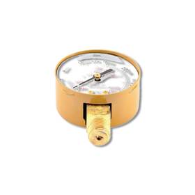 87727 Forney 5.75 In X 3.88 Oxygen Gauge Brass