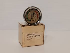 V9934103 Forward Industries Pressure Gauge 0-3000 Psi 1.5in Dial 1/8 Npt Cbm