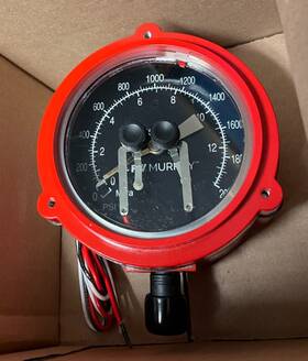 Oplfc-s-2000-es Fw Murphy Panel Mount Indicating Pressure Switchgauge