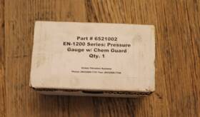 En-1200 Global Filtration Systems 6521002 Pressure Gauge With Chem Guard