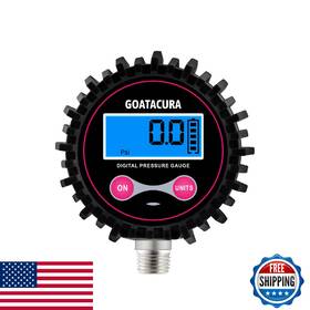 B0cn311j53 Goatacura 0-200psi Digital Air Pressure Gauge 2.5 Inch Dial 1/4 Npt