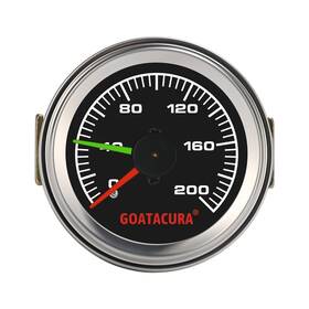 Ga092 Goatacura 200psi Mechanical Dual Air Pressure Gauge - 2 Inch Dial Galvanized Iron Case
