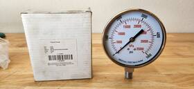 4fmr8 Grainger Commercial Pressure Gauge To 5 000 Psi 3 1/2 In Dial 1/4 Npt Male
