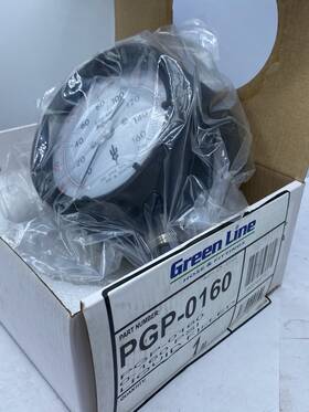 Mr0175-2003 Green Line Pgp-0160 Pressure Gauge 0-160 Psi With Nace Case