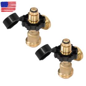 Ego3920189tl Handdo 2pcs Propane Inflation Joint Gas Refill Adapter Convert Valve To Qcc1 Regualtor