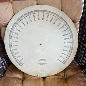 60h-12h-156 Heise Bourdon Baldwin Dial Face By A H Emery Co