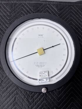 Cc-136755 Heise 12 Inch Face Pressure Gauge 100 Psig