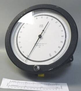 Cc-90008 Heise 8 Inch Precision Test Gauge 0.2 Psi Smallest Divisions 100 G9g