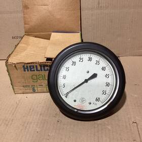 440r-6-fl-bk-w-60 Helicoid Pressure Gauge 6in 0-60psi 1/4in Npt Nos