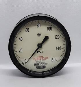 2es3-5 Helicoid 910r 4 Inch Npt Lbm 0-160psi Pressure Gauge