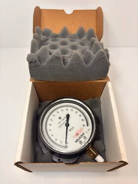 F1d1d3a00066bad Helicoid Nos 410 Test Gauge 0-30 Psi 0.5% Accuracy Precision 4-1/2 Inch Dial