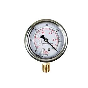 15441-ns Hfs R Oil Filled Vacuum Pressure Gauge -2.5 Inch Dial Size 1/4 Npt Lower Mount