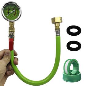 Wpghg-200g Hfvslfa Stainless Steel Water Pressure Gauge Kit - 15.7ftft Hose 0-200 Psi 3/4 Inch Ght F Wpghg-200g Hfvslfa Stainless Steel Water Pressure Gauge Kit - 15.7ftft Hose 0-200 Psi 3/4 Inch Ght F