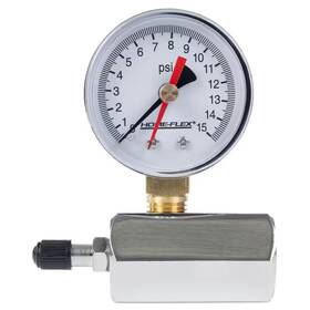 Home-flex 445030777745 15 Psi Gas Pressure Test Gauge