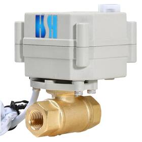 B2-d08n-201b Hsh-flo 1/4 Inch Npt 2 Way Brass 12vdc Cr2-01 Reverse Polarity On/off Electrical Motorize