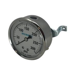 Wgg300c Hypro Glycerin Filled Pressure Gauge 2-1/2 Inch Face 1/4 Cbm 0-300 Psi -