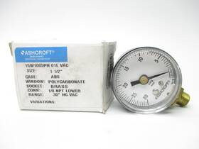 Knox40027000-15w1005ph01lvac Industrial Mro Ashcroft 15w1005ph01lvac 30 Inch Hgvac 1-1/2 Nsmp