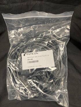 303-350 Inficon Mains Power Cable Schunko Plug De Part #303-350