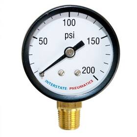 G2012-200 Interstate Pneumatics 200 Psi 2 Inch Diameter 1/4 Npt Bottom
