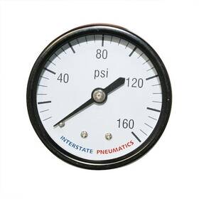 G2111-160 Interstate Pneumatics Pressure Gauge 160 Psi 2 Inch Diameter 1/8