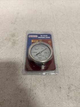 G7022-3000 Interstate Pneumatics 3000 Psi 2-1/2ft Dial 1/4ft Npt Bottom Mount Oil Filled Pressure Gauge