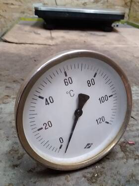 Ng-63 Jako 0-120 Back Mount Pressure Gauge