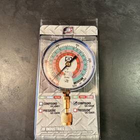 Qc-g820 Jb Industries Test Gauge Blue For R-22 R-404a R-410a