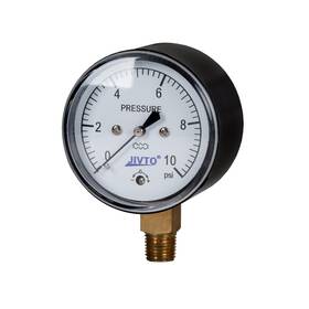 Ye-60 Jivto 619988269332 0-10 Psi Low Capsule Pressure Gauge 2-1/2 Inch Dial 1/4 Npt Lower Mount Zero Adj