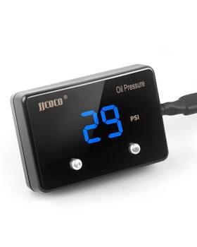 Opm-01-bl Jjcoco 232psi Oil Pressure Gauge Led Digital Display 12v Press Meter Kit With