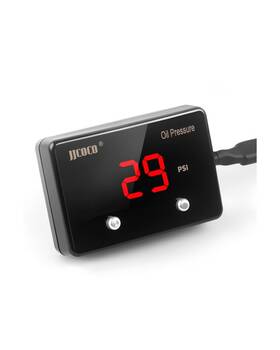 Opm-01-rd Jjcoco 232psi Oil Pressure Gauge Led Digital Display 12v Press Meter Kit With