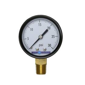 G60030 Jones Stephens 2 Inch 30 Psi Pressure Gauge