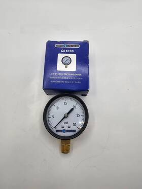 G61030 Jones Stephens 2-1/2 Inch 30 Psi Pressure Gauge