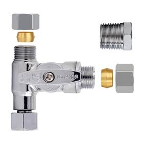00aba726 Kainga Tee Stop Valve 3/8 Inch Or 1/2 Toilet T Connector Angle S