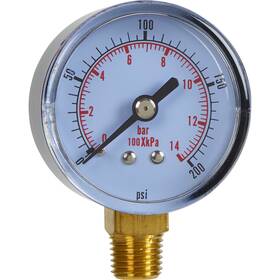 3619669 Klutch Air Pressure Gauge 2 Inch Bottom Mount 200 Psi