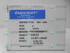 Knox8005060-20w1005h02l Ashcroft Pressure Gauge New In Box