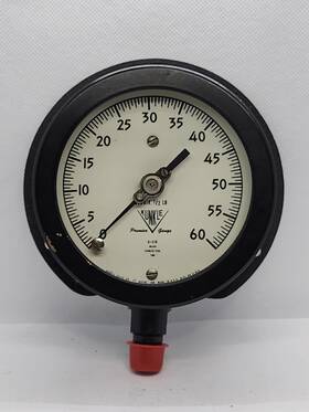 Kunkle 7810t Size 3-1/2 Inch 1/4 Btm 0-60 Scale Pressure Gauge 2es3-5
