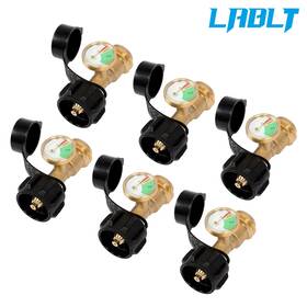 Om387684oc Lablt 6pcs Tank Gauge Level Indicator Leak Detector Gas Pressure Meter Universal