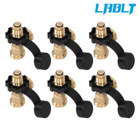 Om387702oc Lablt 6pcs Qcc1 Pressure Tank Gauge Stainless Steel Case Convert Pol To Qcc