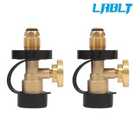 Om387711oc Lablt 2pcs Universal Propane Tank Gauge And Adapter Fit For 100lb Dual