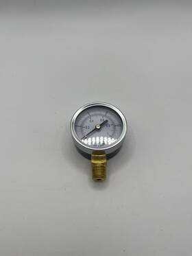 8498 Lanair Oil Gauge 0-15 Bottom Mount 1/4 Inch -