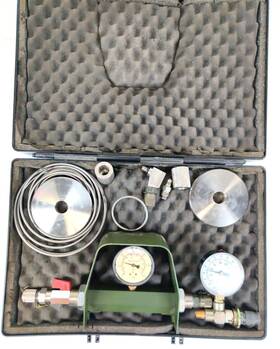 Ms-0663 Landfeeld Ms 0663 Ashcroft Pressure Gauge Glycerin Filled 60 Psi W Accessories