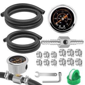 Langina 797409105244 Fuel Pressure Gauge Kit 0-15psi Glycerin Filled