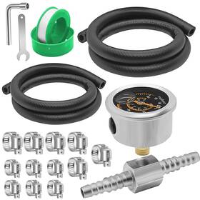 100ps Langina 797409105251 0-100psi Fuel Pressure Gauge Kit 1/8 Inch Npt