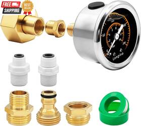 Lang-fg-7a Langina Water Pressure Gauge 3/4 Inch Female 0-200 Psi Test Ga