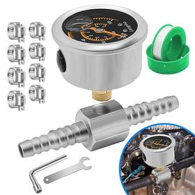 Lang-fpg-100 Langina 0-100psi Fuel Pressure Gauge 1/8 Inch Npt Back Mount Glyce